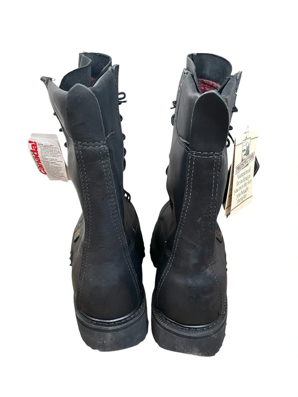 Vintage Prospector Men’s GORE-TEX Thinsulate Work & Combat Boots Black 9 EE Goretex × Vintage Vintage Prospector Boots Leather Black  main image 3